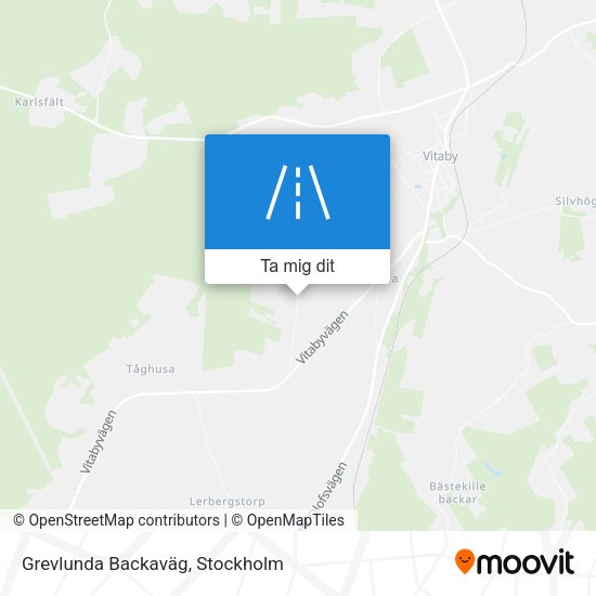 Grevlunda Backaväg karta