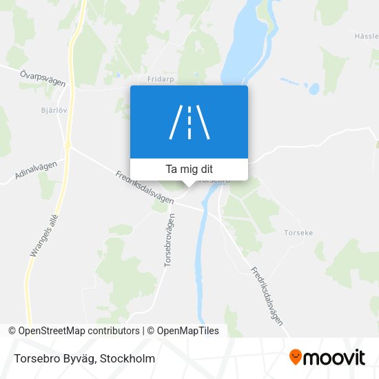 Torsebro Byväg karta