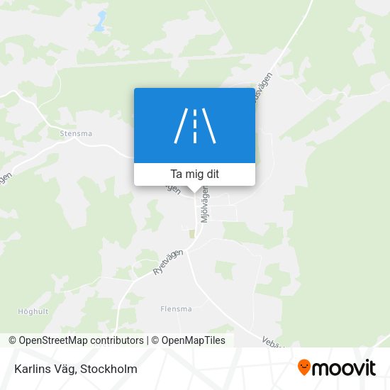 Karlins Väg karta