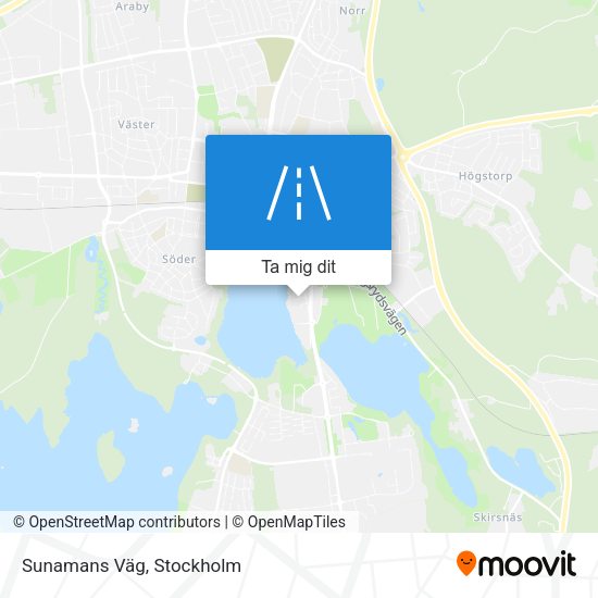 Sunamans Väg karta