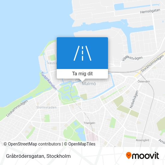 Gråbrödersgatan karta