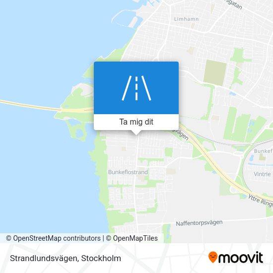 Strandlundsvägen karta