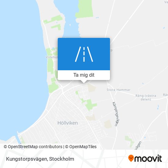 Kungstorpsvägen karta