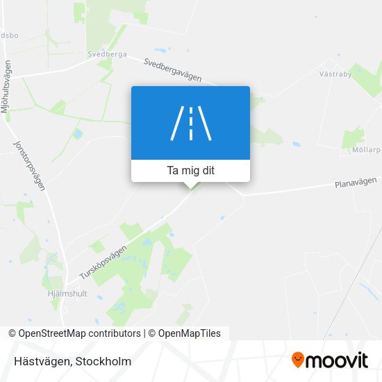 Hästvägen karta