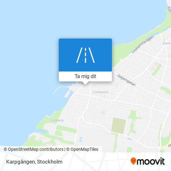 Karpgången karta