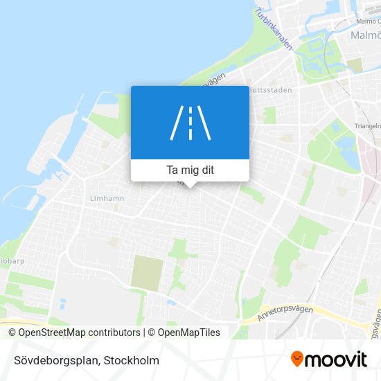 Sövdeborgsplan karta