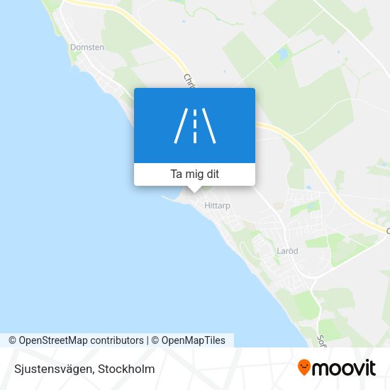 Sjustensvägen karta