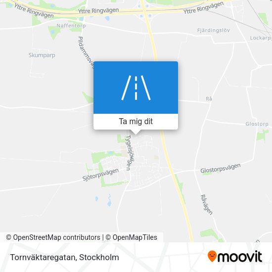 Tornväktaregatan karta