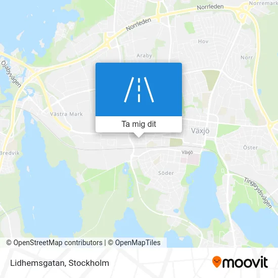 Lidhemsgatan karta