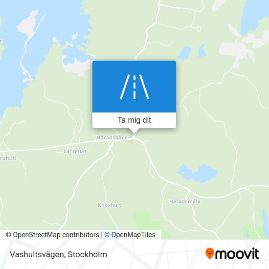 Vashultsvägen karta