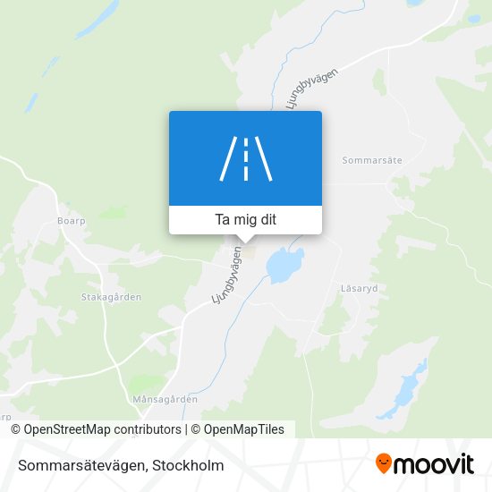 Sommarsätevägen karta