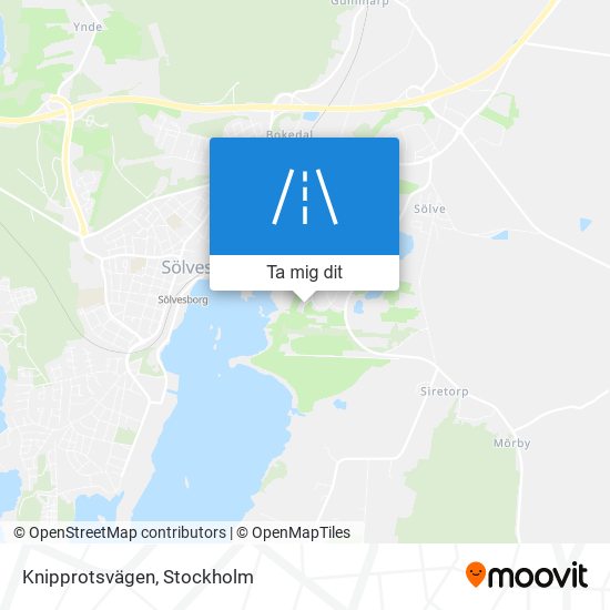 Knipprotsvägen karta