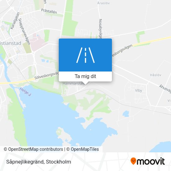Såpnejlikegränd karta
