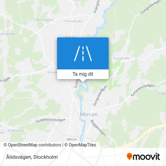 Ålidsvägen karta