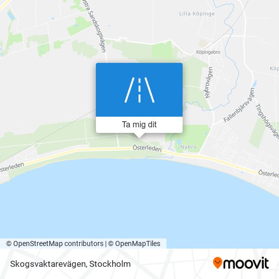 Skogsvaktarevägen karta