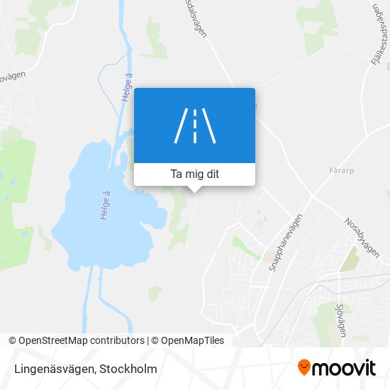 Lingenäsvägen karta