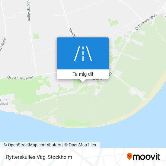 Rytterskulles Väg karta