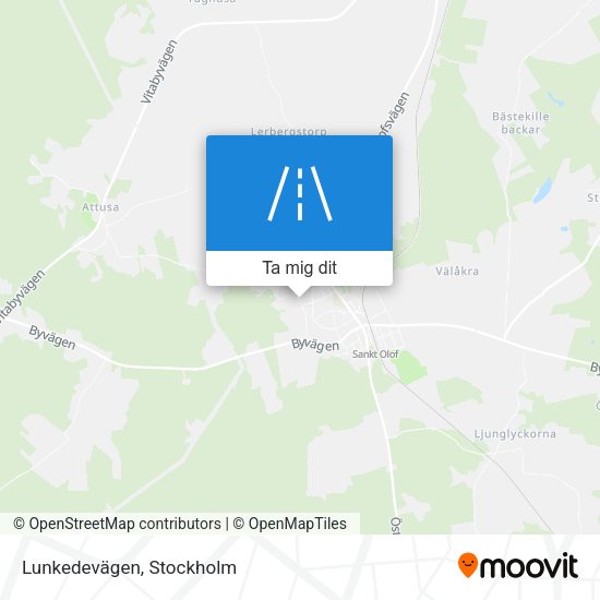 Lunkedevägen karta