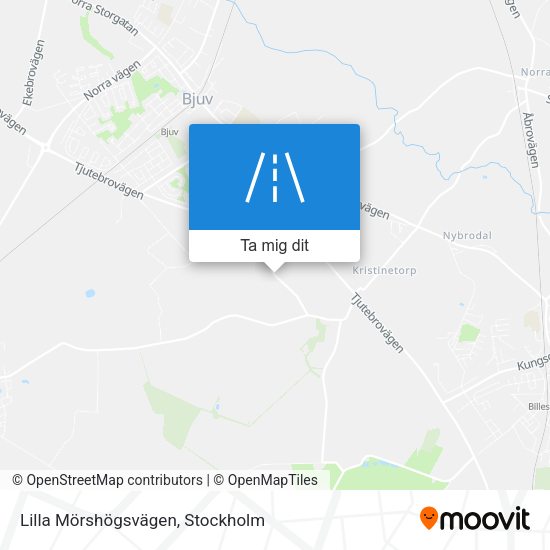 Lilla Mörshögsvägen karta