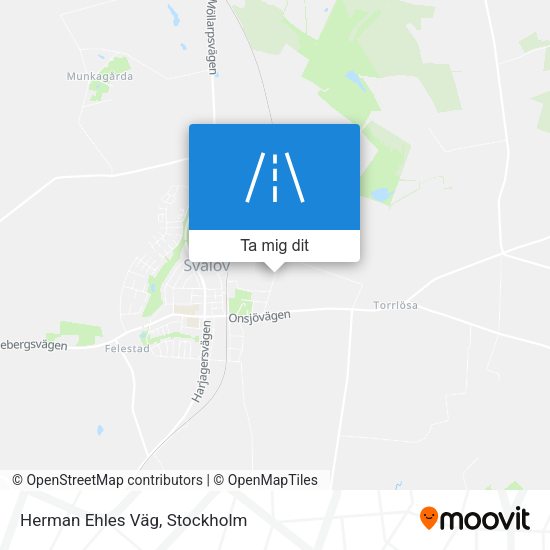 Herman Ehles Väg karta