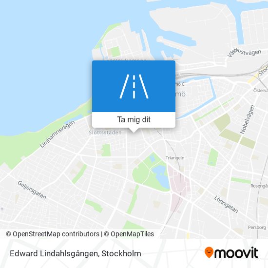 Edward Lindahlsgången karta