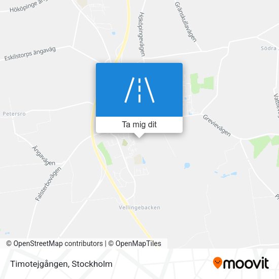 Timotejgången karta