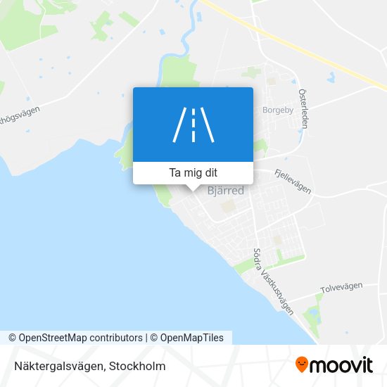 Näktergalsvägen karta