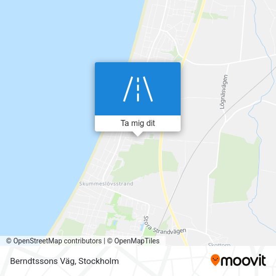 Berndtssons Väg karta
