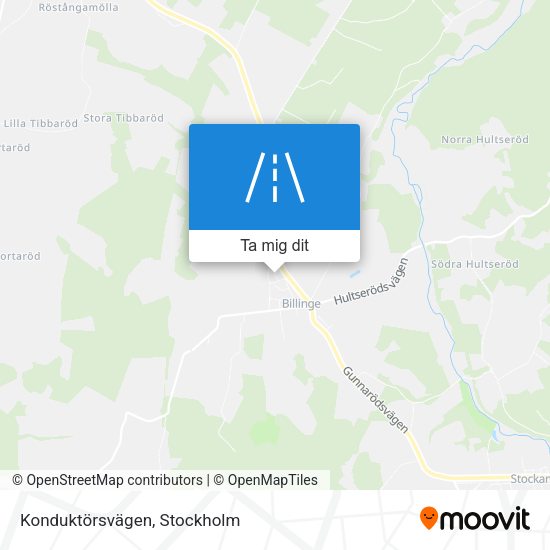 Konduktörsvägen karta