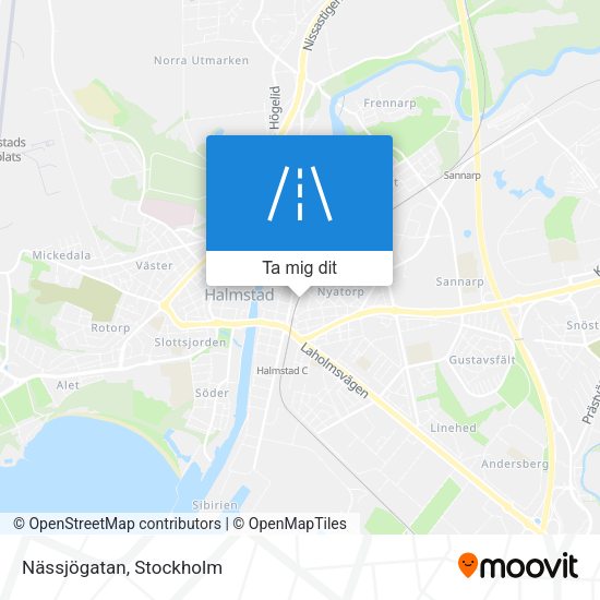 Nässjögatan karta
