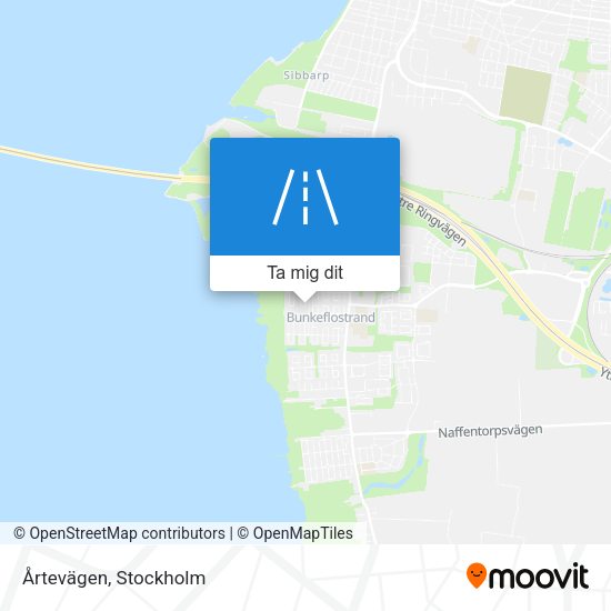 Årtevägen karta