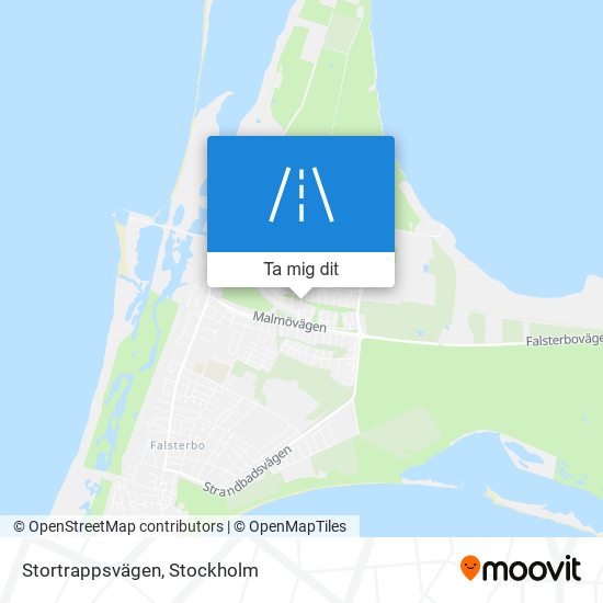 Stortrappsvägen karta