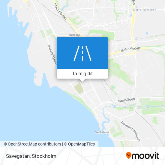 Sävegatan karta