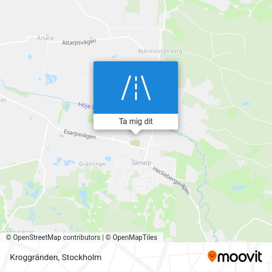 Kroggränden karta