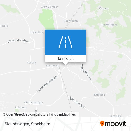 Sigurdsvägen karta