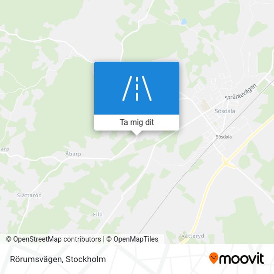 Rörumsvägen karta