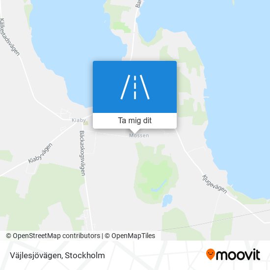 Väjlesjövägen karta