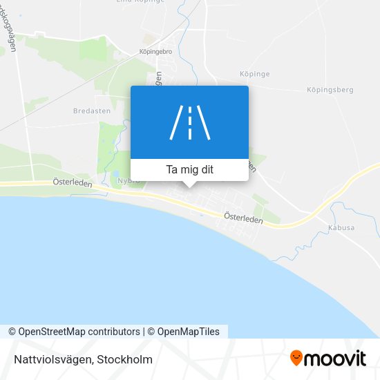Nattviolsvägen karta