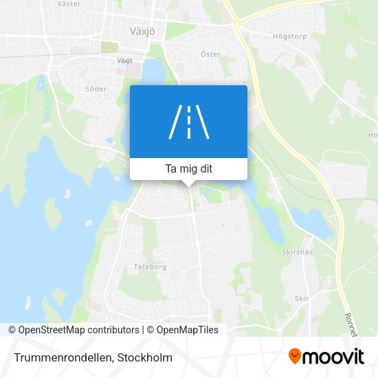 Trummenrondellen karta