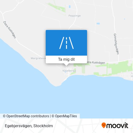 Egebjersvägen karta