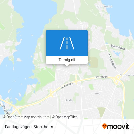Fastlagsvägen karta