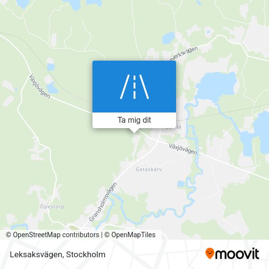 Leksaksvägen karta