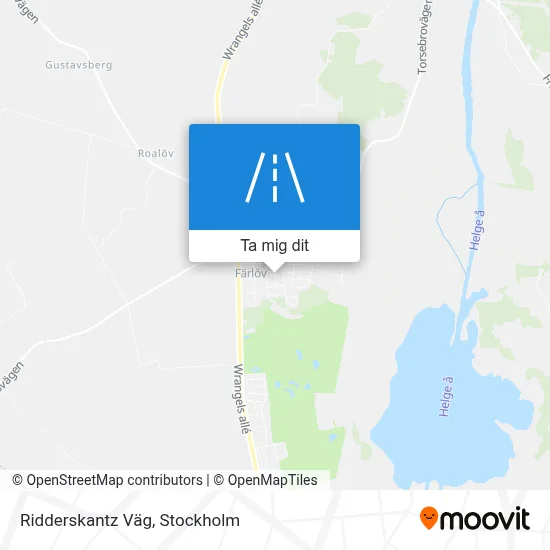 Ridderskantz Väg karta