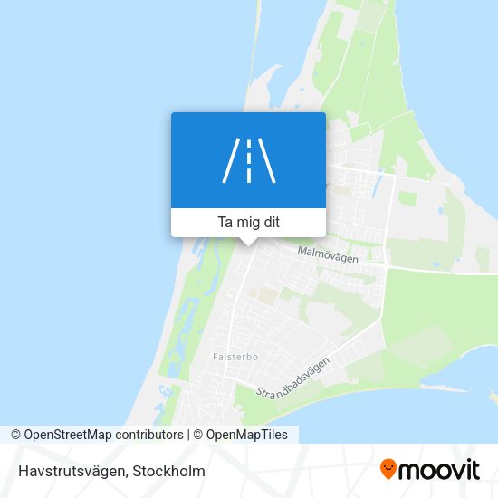 Havstrutsvägen karta
