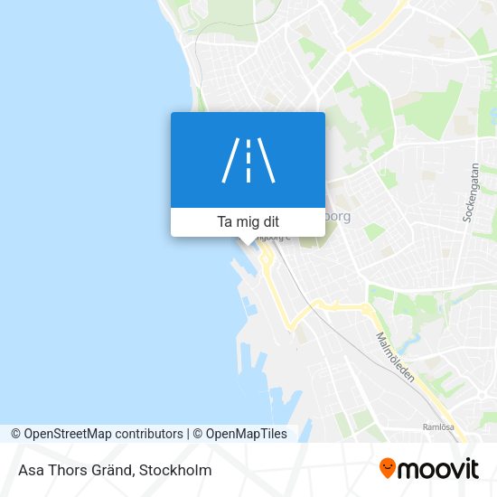 Asa Thors Gränd karta