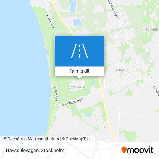 Havssulevägen karta