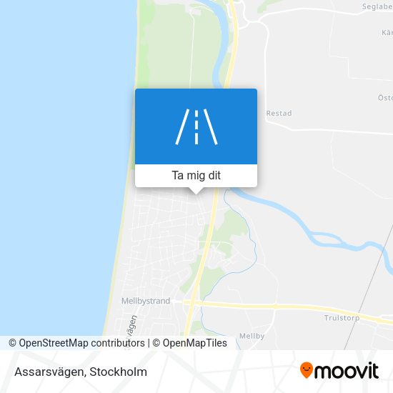 Assarsvägen karta