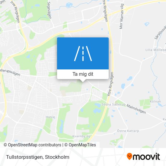 Tullstorpsstigen karta