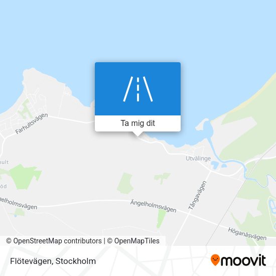 Flötevägen karta