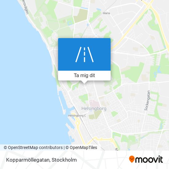 Kopparmöllegatan karta